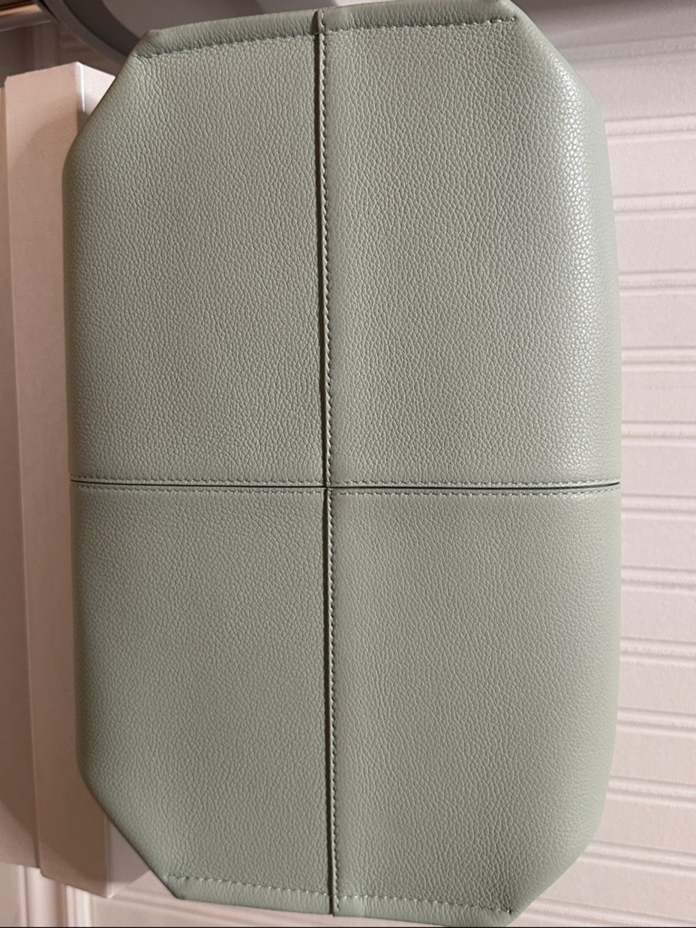 Polene Numero Neuf Mint Green Leather Handbag - Picture 9 of 14